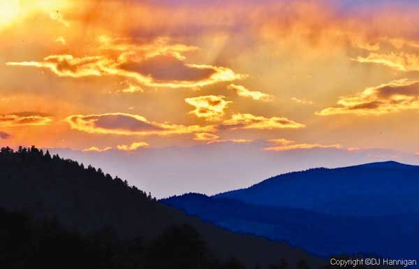Rocky Mountain sunset